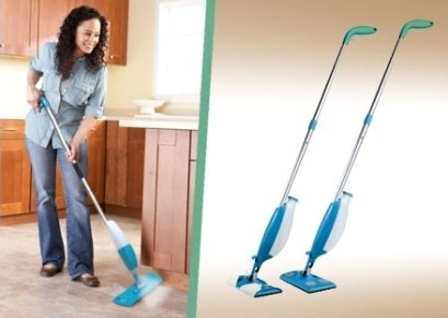 Spray Mop cleander pardoseală cu dispenser de lichid – 2în1 mătură și spălător întruna! 