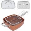 Copper Pan set de tigaie de  4 bucăți