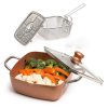 Copper Pan set de tigaie de  4 bucăți