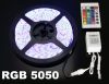 Bandă LED programabilă RGB5050 de 5 metri - Puteți alege culoarea luminii în funcție de starea de spirit!