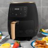 Air Fryer friteuză de capacitate foarte mare, fără ulei, cu display digital - 4,5 l 