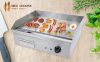 Grill electric cu placă de copt