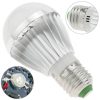 RGB LED bec, cu telecomandă cu dulie E27  