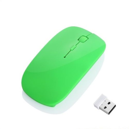 Mouse fără fir - Verde - 8000 PDI!