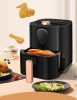 AirFryer  de 5 litri, friteuză fără ulei - Negru