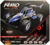 Mașinuță cu  telecomandă  NIKKO Turbo Panther X2 RC - 20 km/h viteză! - albastru