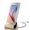 Phone Dock , încărcător TYPE C-s, rose gold - Suport telefon cu funcție sincronă!