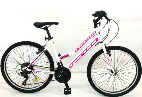 Bicicletă MTB Geroni Swan Lady 26", 41cm - Albă