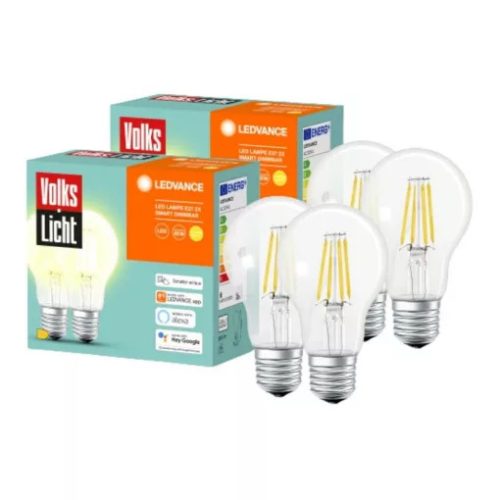 Becuri Led Inteligente cu Luminozitate Reglabilă -4 buc.LEDVANCE E27