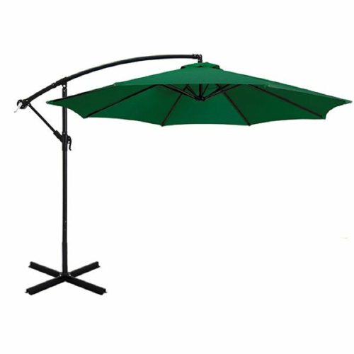 Umbrelă de soare suspendată 2,7 m  - verde