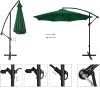 Umbrelă de soare suspendată 2,7 m  - verde