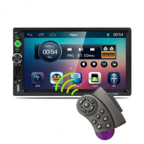 Radio auto Mp5 -Navigație GPS -Bluetooth  – Ecran cu oglindire, cu control de volan!