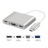 4in1 Adapter: Type C, USB 3, USB C, VGA